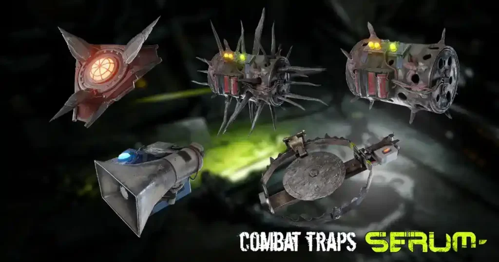 Official SERUM key art featuring combat traps