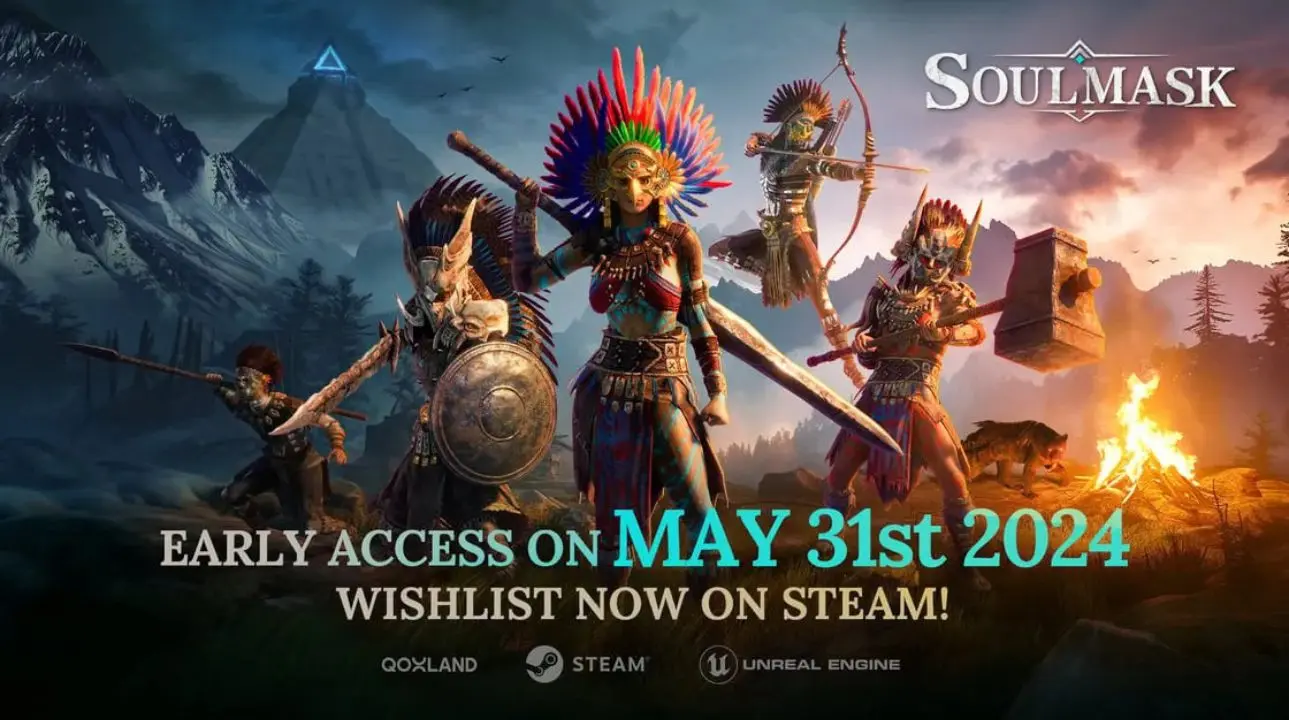 Soulmask Early Access release date moved to May 31, 2024