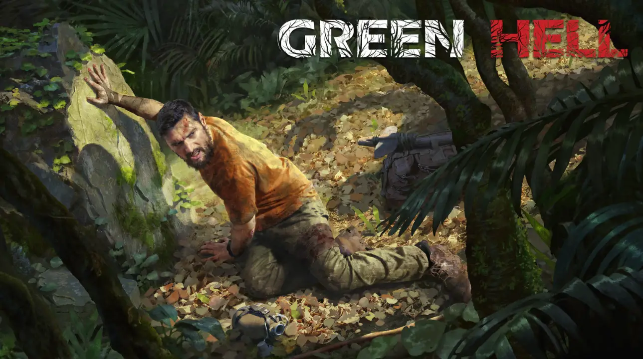 Man struggles to survive in the jungle in Green Hell game