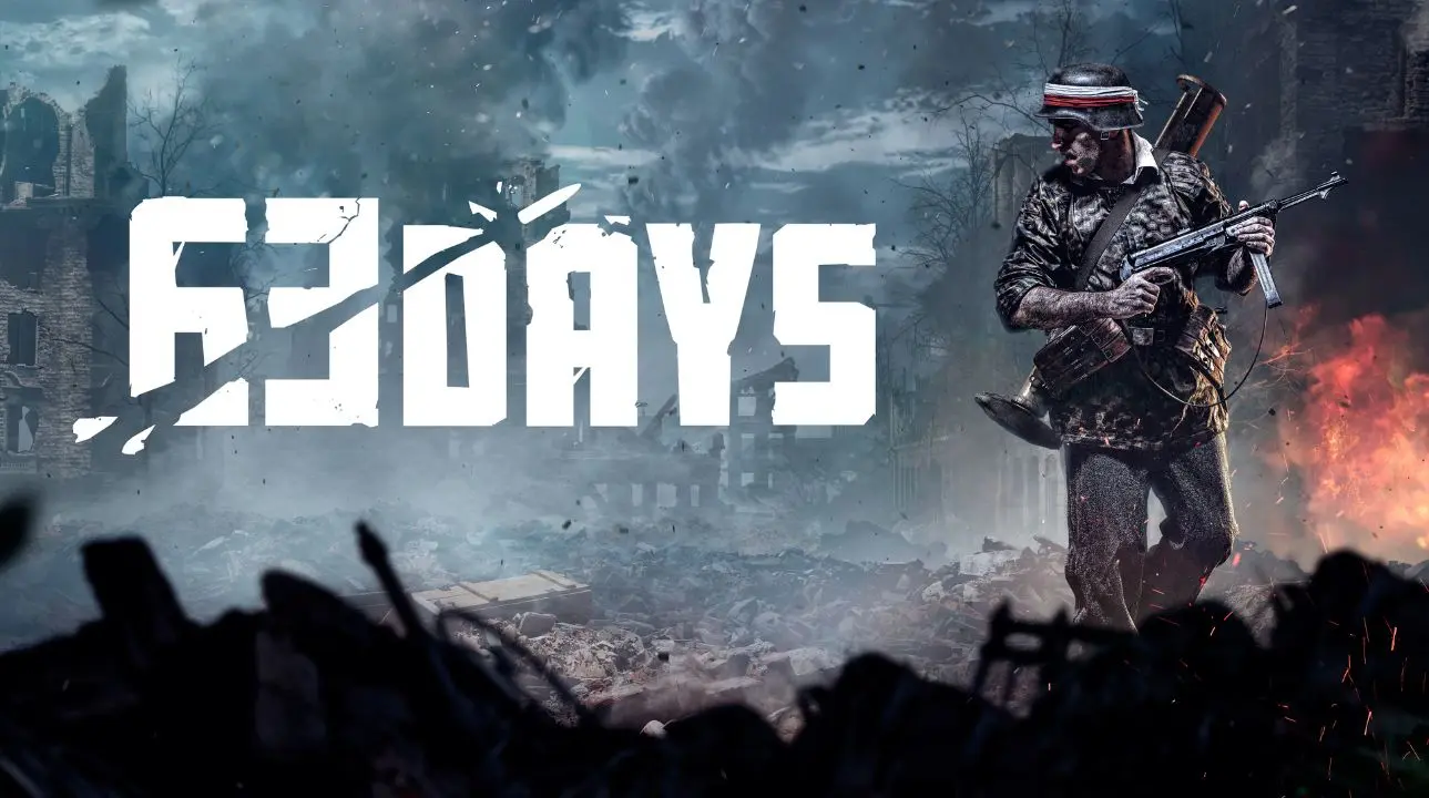 63 Days official artwork showing Warsaw Uprising tactical war setting