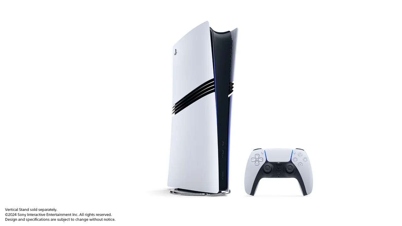 Official PlayStation 5 Pro product image from Sony's September 2024 announcement.