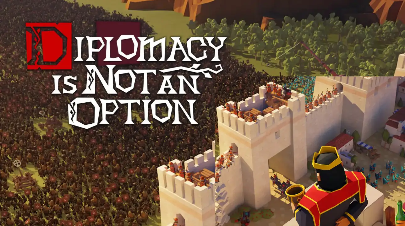 Medieval castle under siege in Diplomacy is Not an Option game