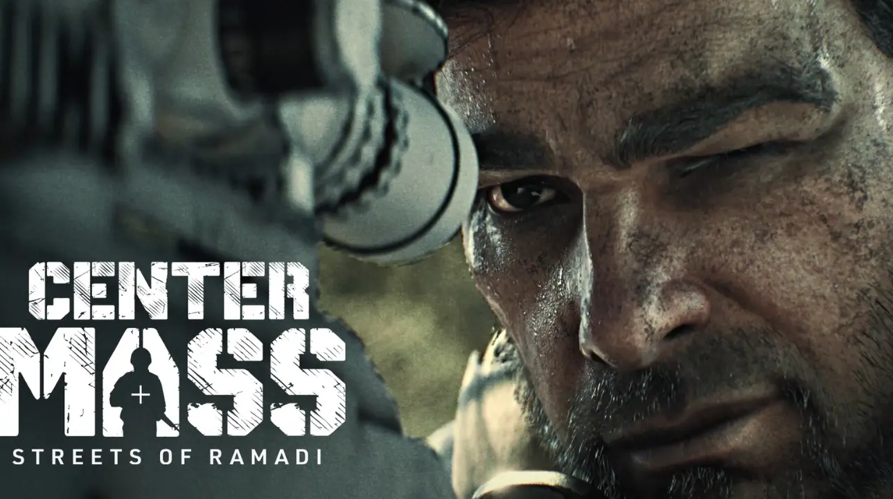SEAL sniper aiming in Center Mass: Streets of Ramadi tactical shooter