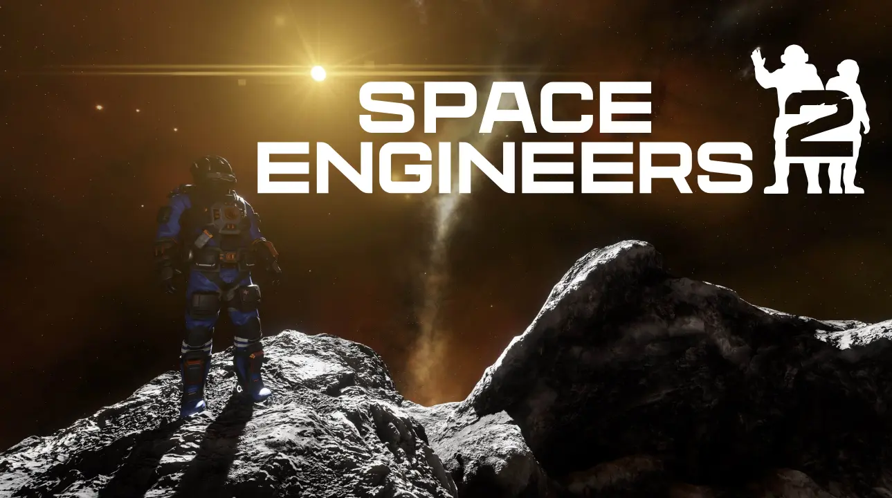 Space Engineers 2 Alpha - Official Key Art with Astronaut in Space