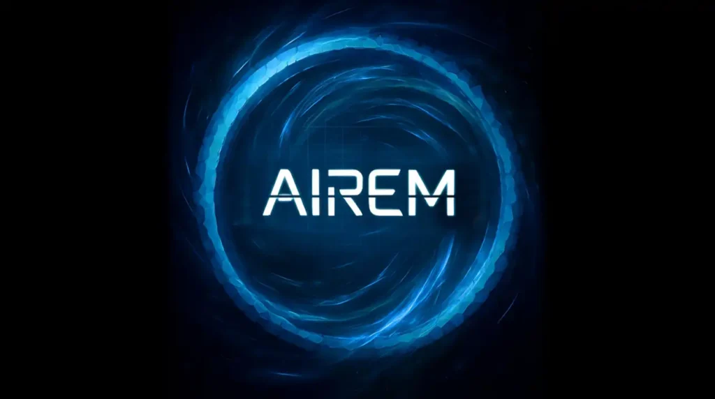 Logo of Airem, the indie game developer behind HorrorCore and Moving Letters