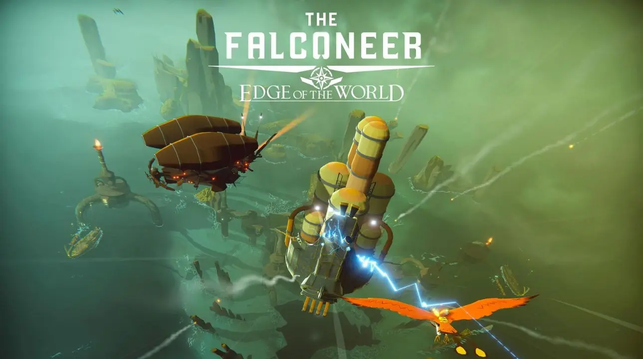 Bulwark Falconeer Chronicles Edge of the World update featuring floating fortress and airships.