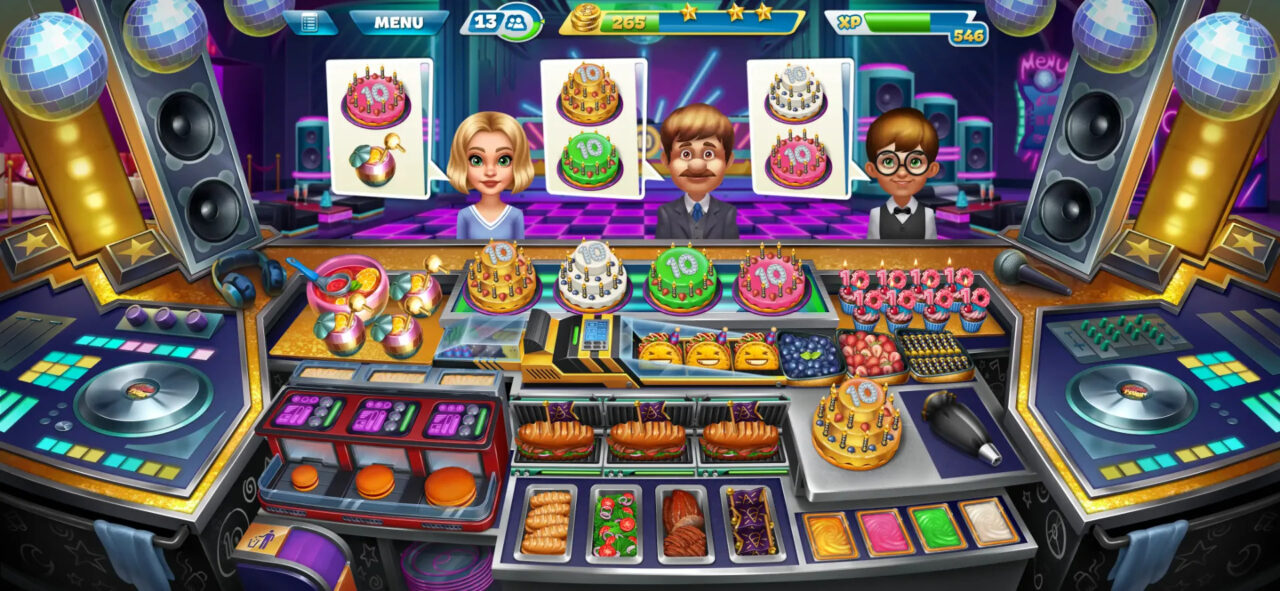 Cooking Fever gameplay screenshot.