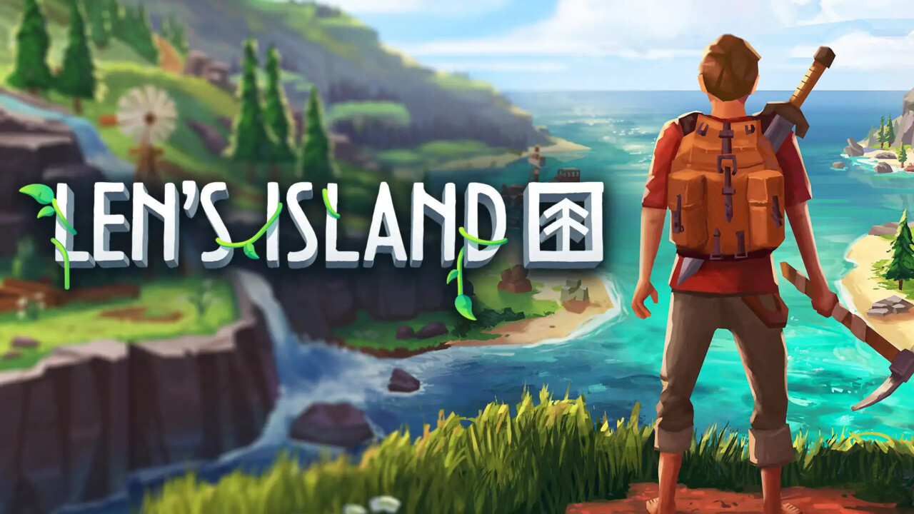 Len's Island trailer artwork.