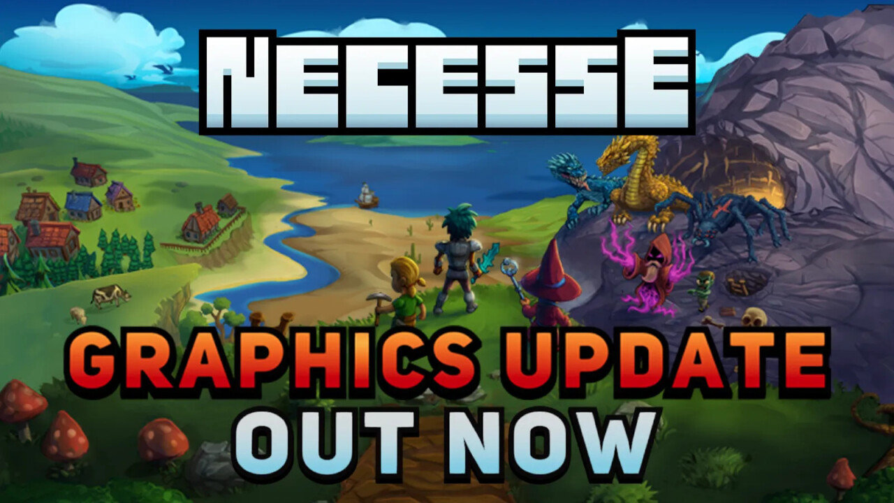 Necesse graphics overhaul artwork.