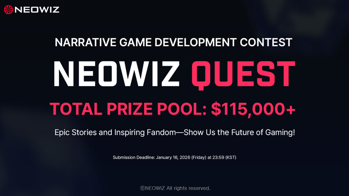 NEOWIZ Launches Global Indie Game Contest With $115K Prize Pool