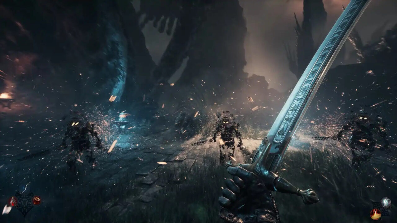 Unawake gameplay screenshot.