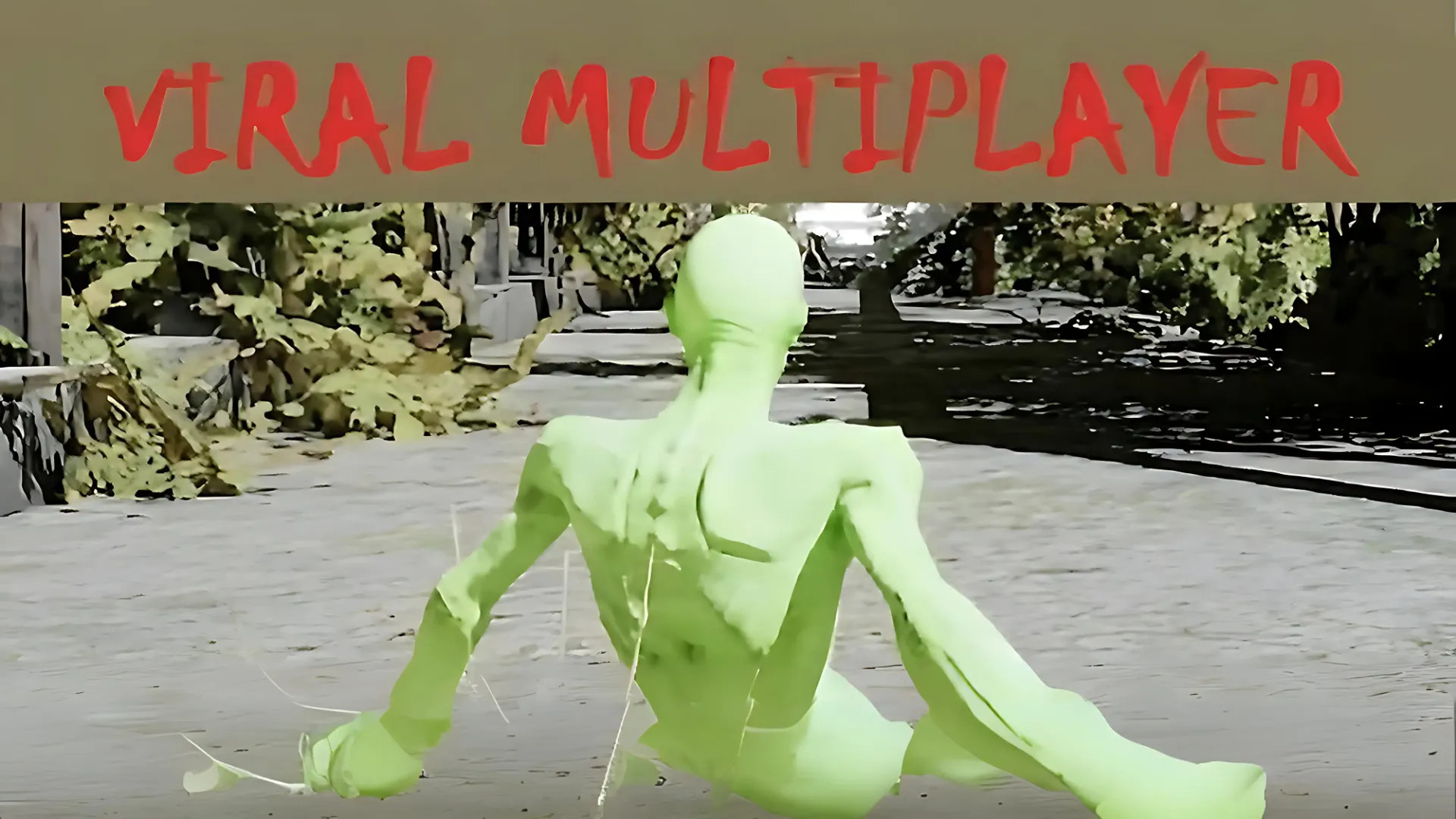 Green zombies explode in Viral Multiplayer battle