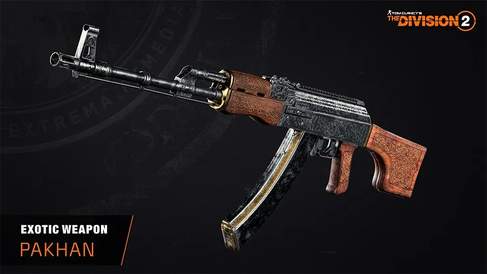 The Division 2: Pakhan Exotic Weapon showcase
