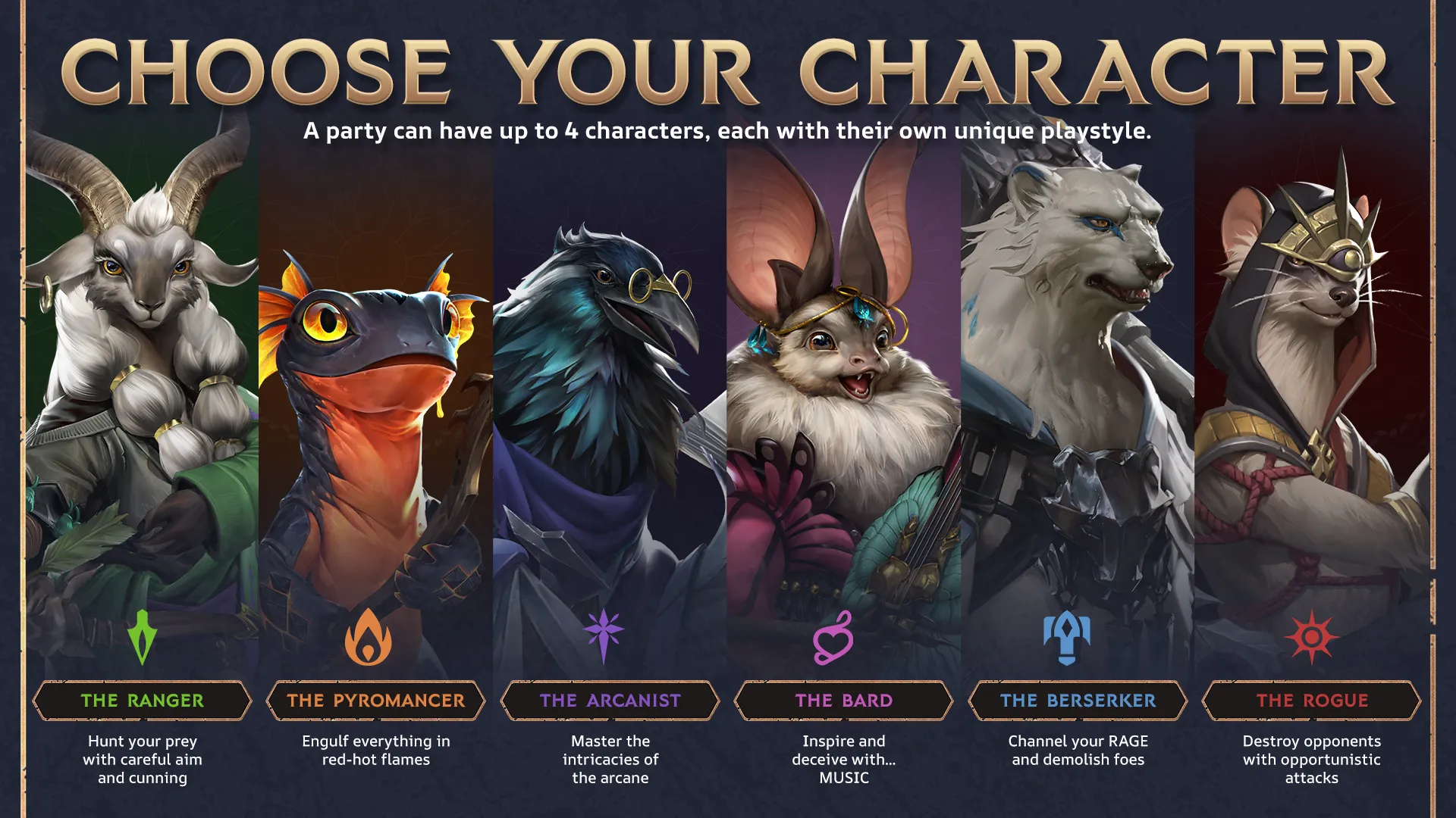 Choose your character