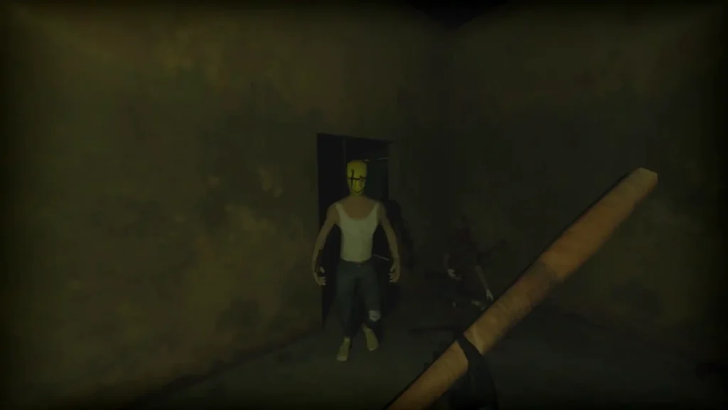 Screenshot from the game PIGFACE, showing intense combat action.