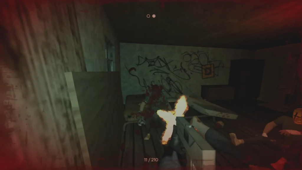 Screenshot from the game PIGFACE shooting