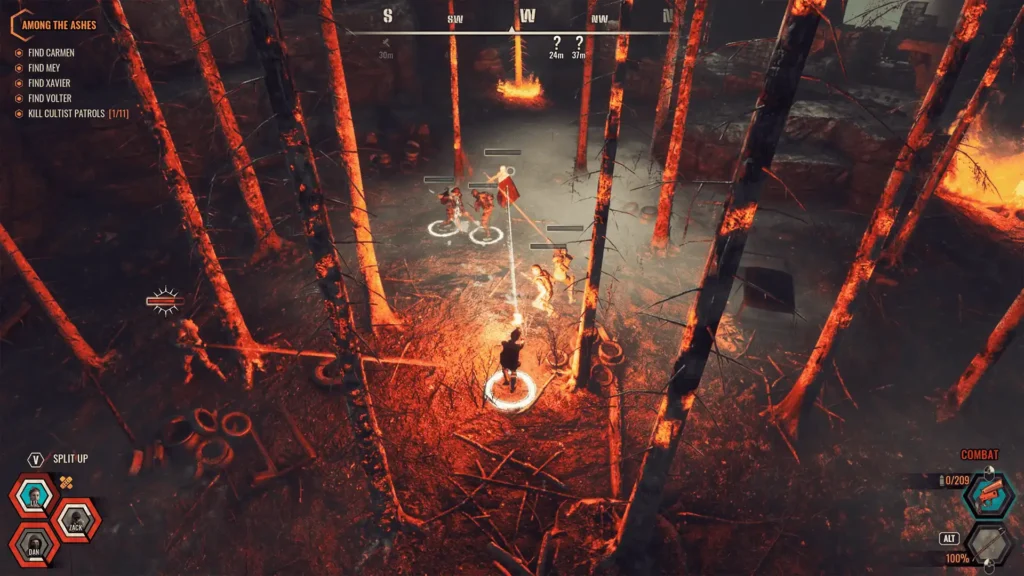 Meteor impact in Survive the Fall, showing the apocalyptic moment that changes the world.

