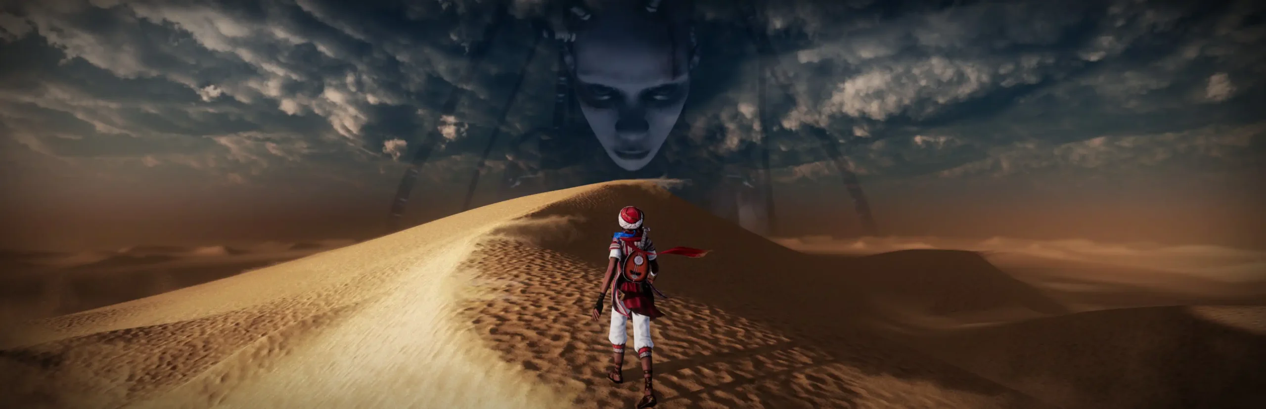 Nadira and Jiji explore a mysterious desert in Mirage 7