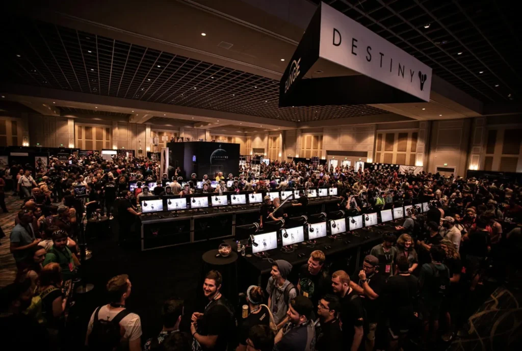 Hundreds gather around the Destiny 2 showcase at GCX 2025 for hands-on gameplay and community interaction