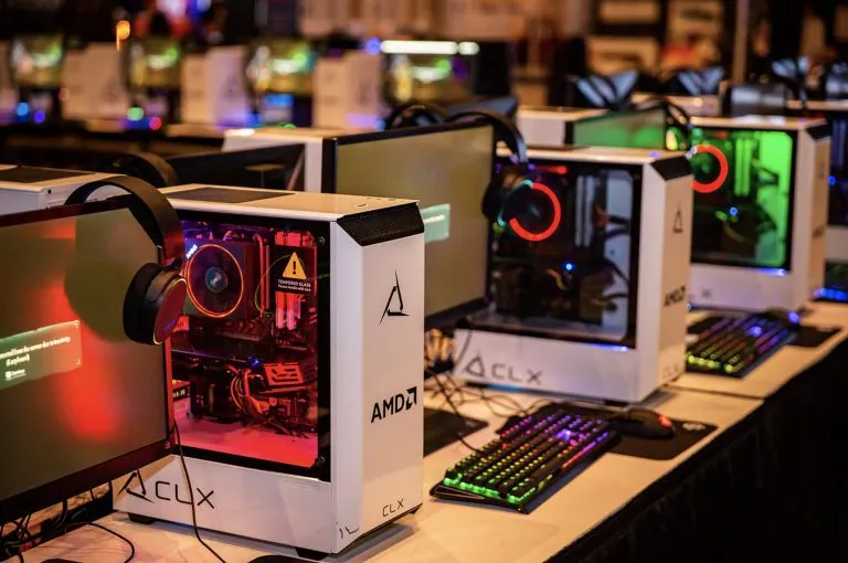 Custom gaming PC setups at GCX 2025