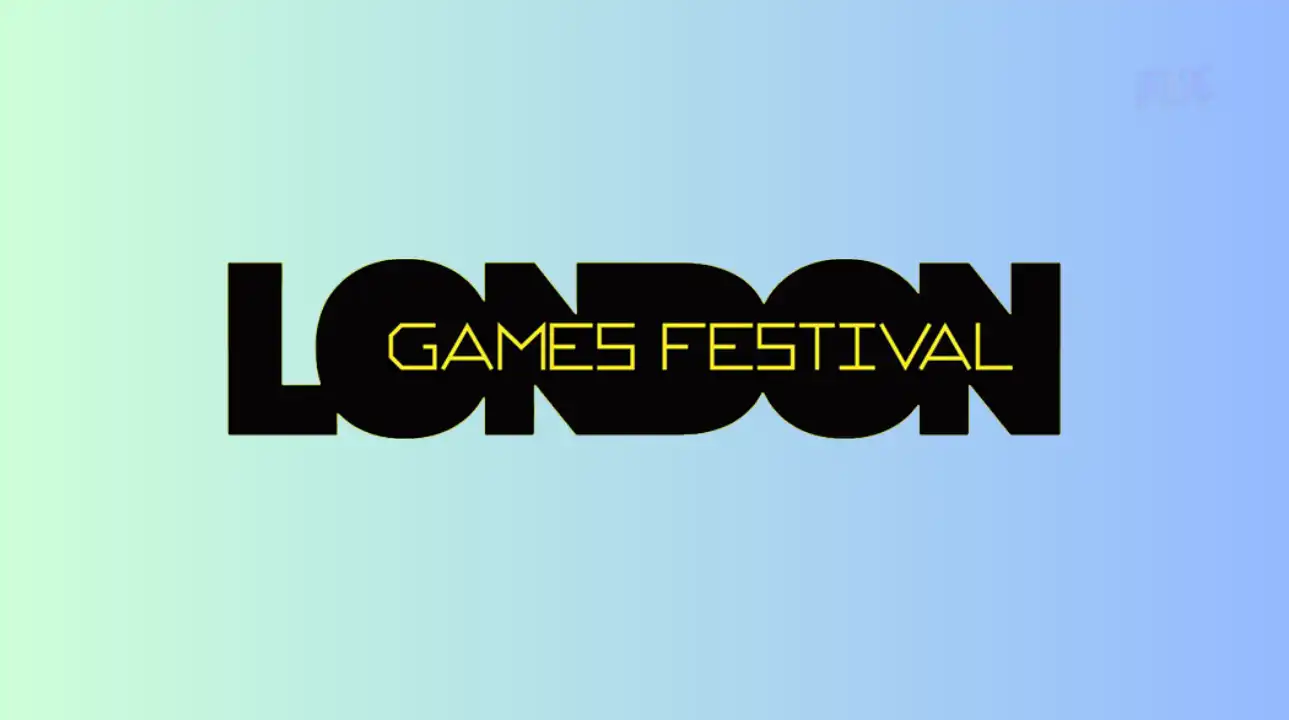 London Games Festival logo on gradient background