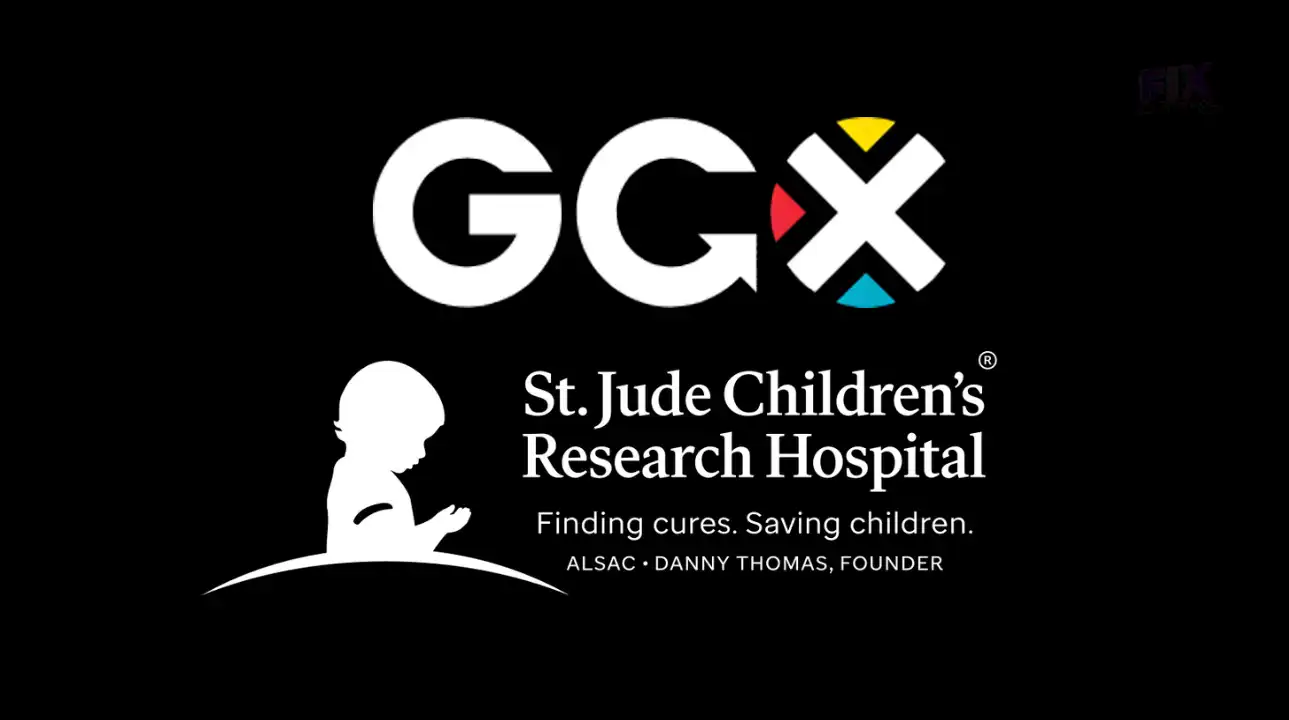 GCX and St. Jude Children’s Research Hospital partnership logo