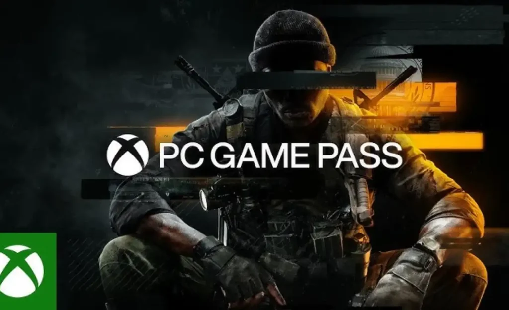 PC Game Pass banner showcasing included titles in Microsoft's subscription service