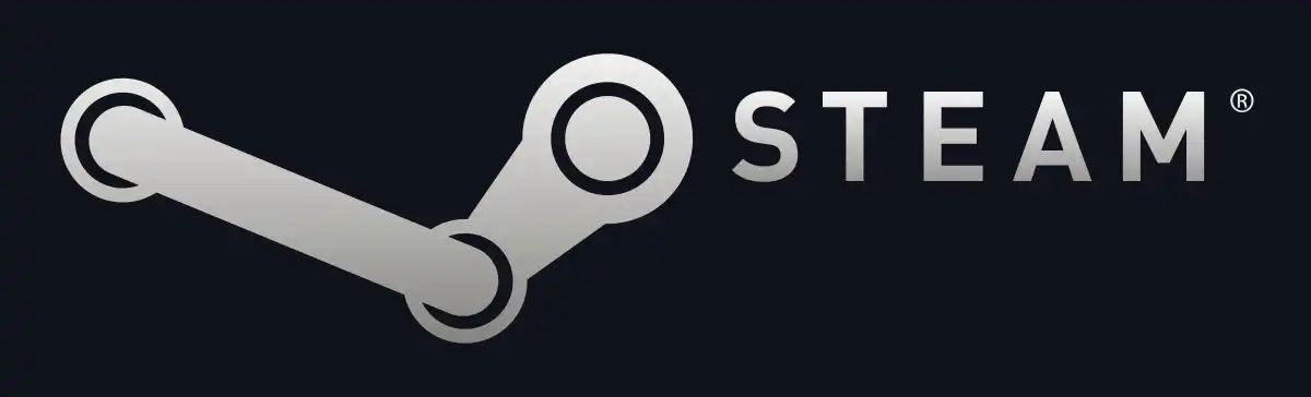 Steam logo on dark banner background – Valve class action lawsuit
