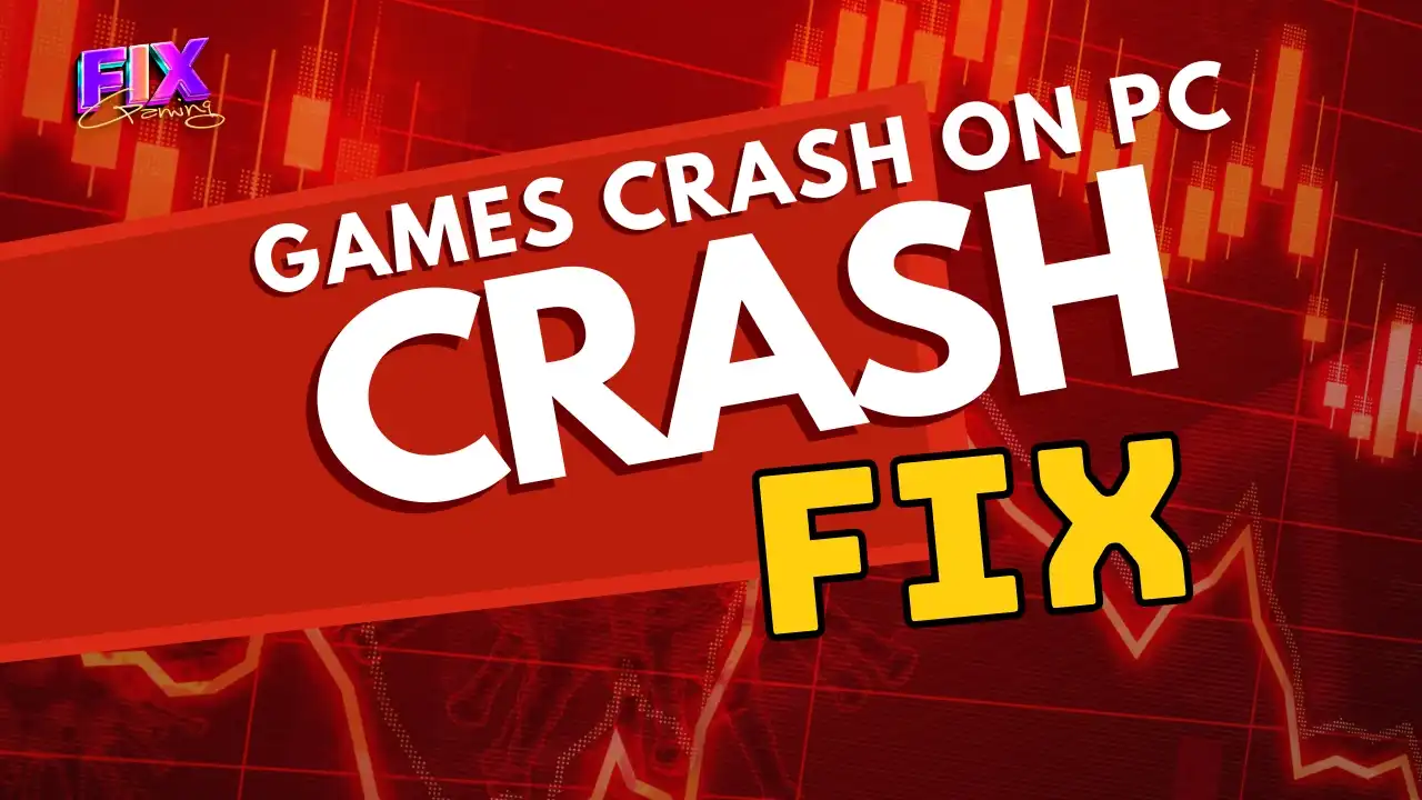 Ultrawide monitor showing a Windows-style blue screen beside a gaming PC—feature image for “Why New Games Crash on PC”.