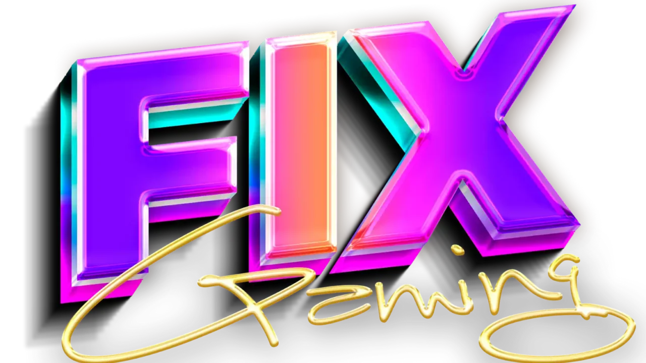 Fix Gaming Channel logo — indie game reviews, verbatim interviews, PR/marketing support