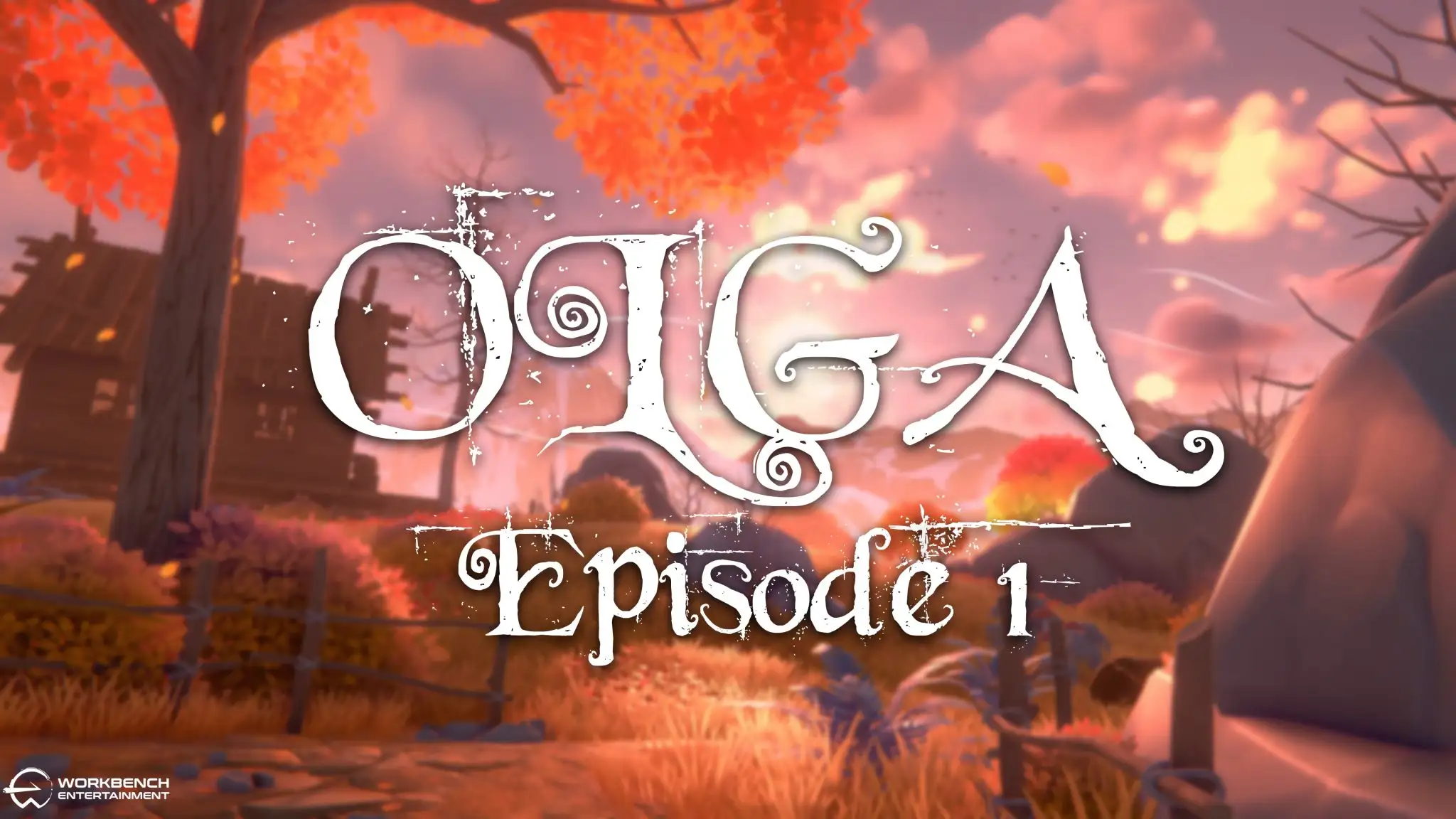Olga Episode 1 cover art showing a peaceful autumn village from the 1980s.