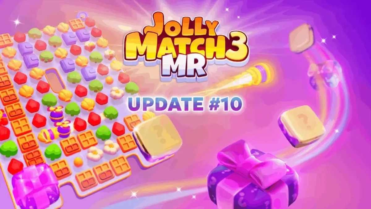 Jolly Match 3 MR Update #10 adds 100 new levels