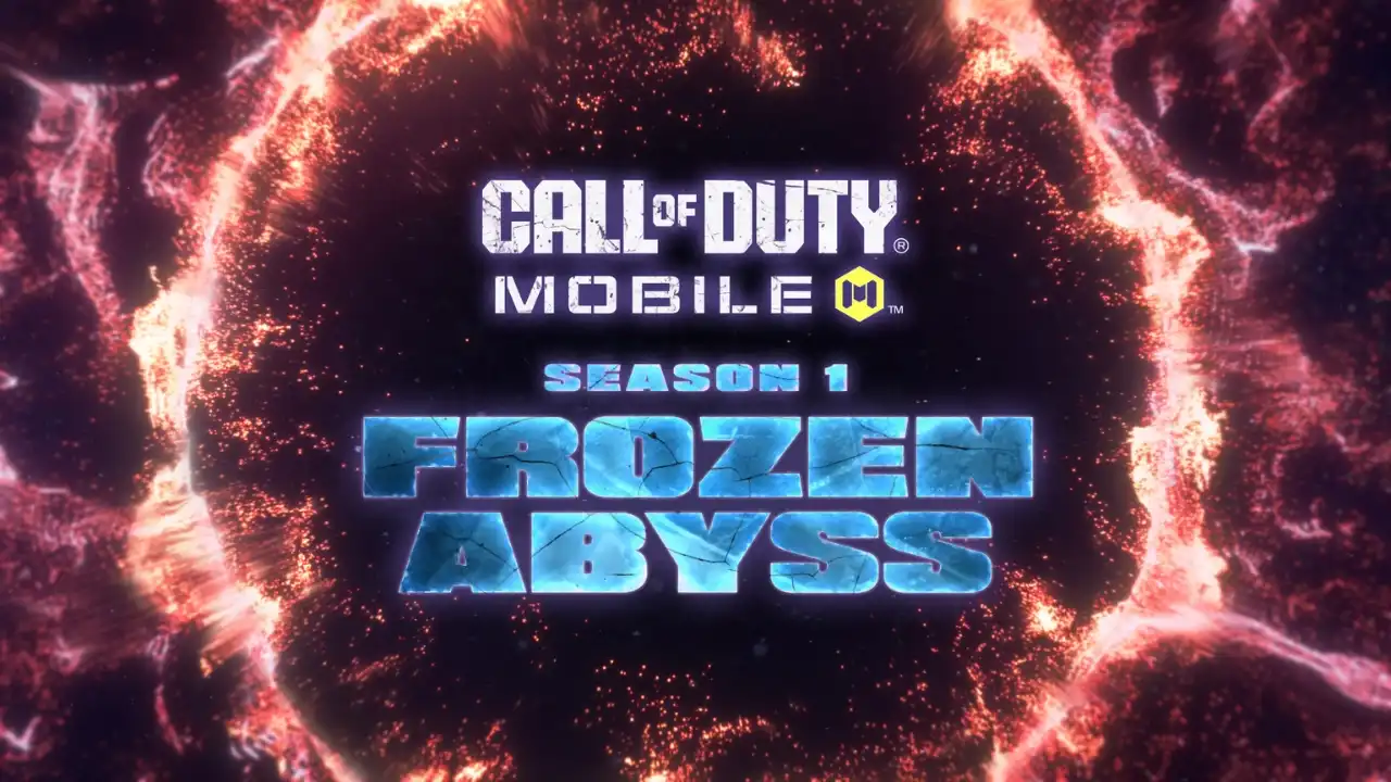 Call of Duty: Mobile Season 1 “Frozen Abyss” key art showing the season title and logo