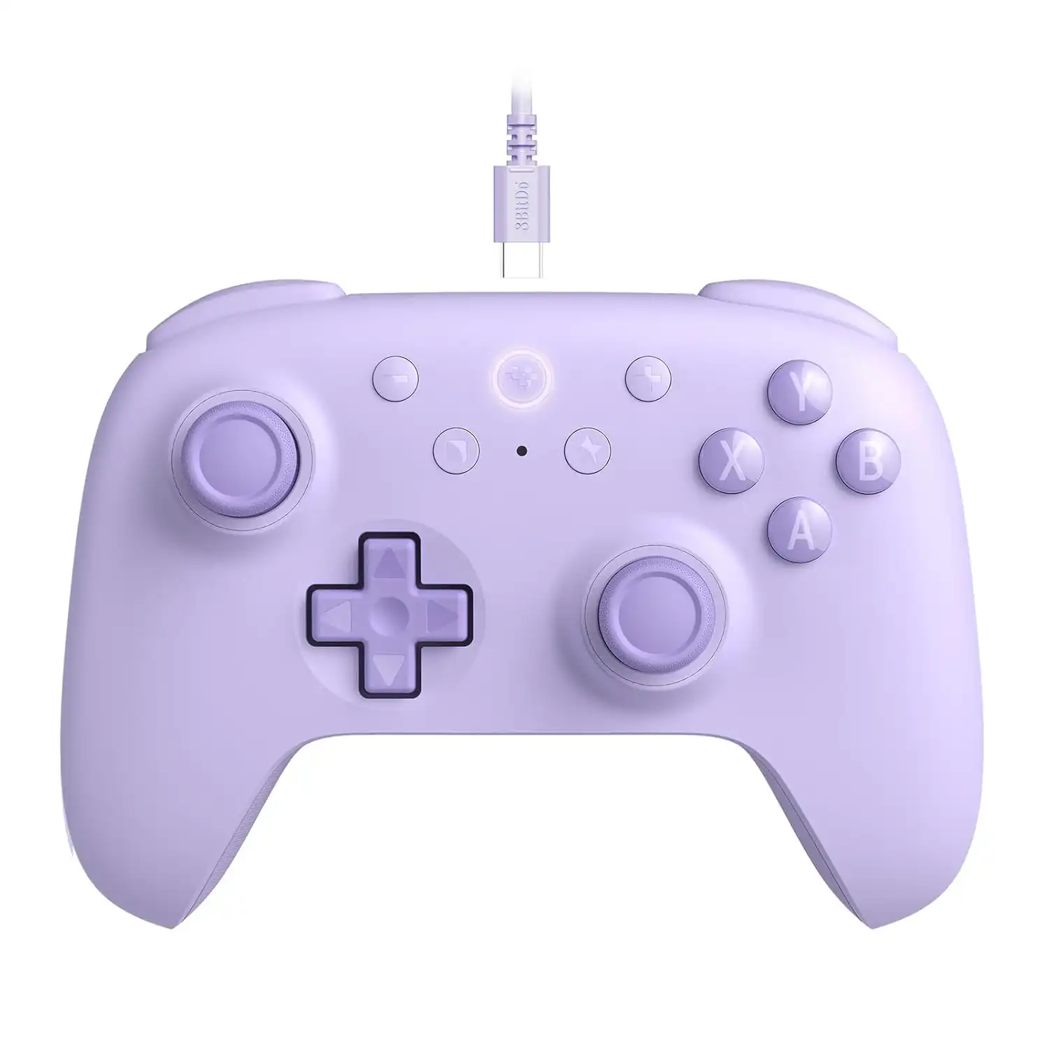 8BitDo Ultimate 2C wired controller in purple