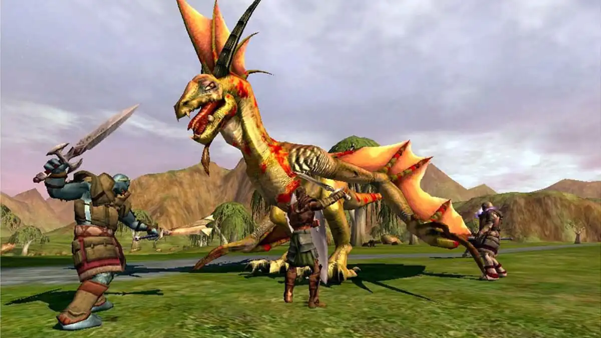 Asheron’s Call 2 large-scale battle