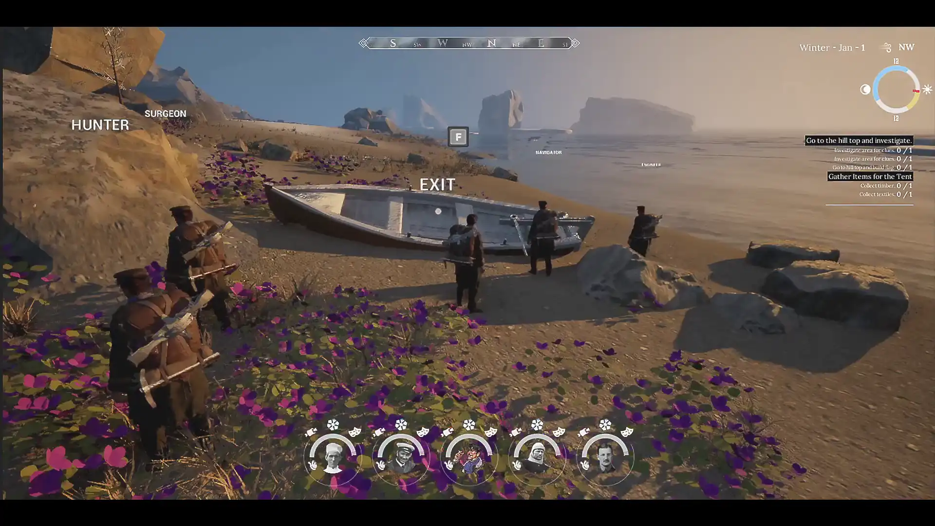 The Perilous North shoreline expedition gameplay test.