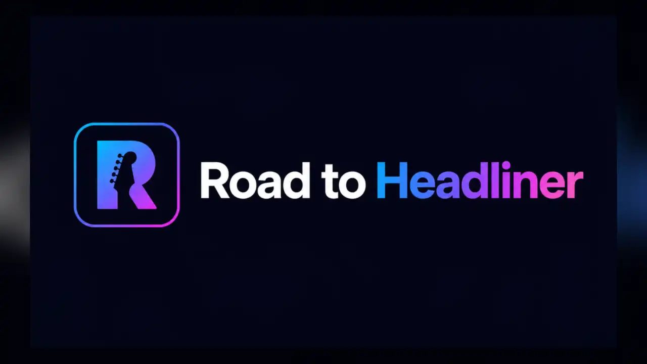 Road to Headliner logo for the free browser-based band management MMO