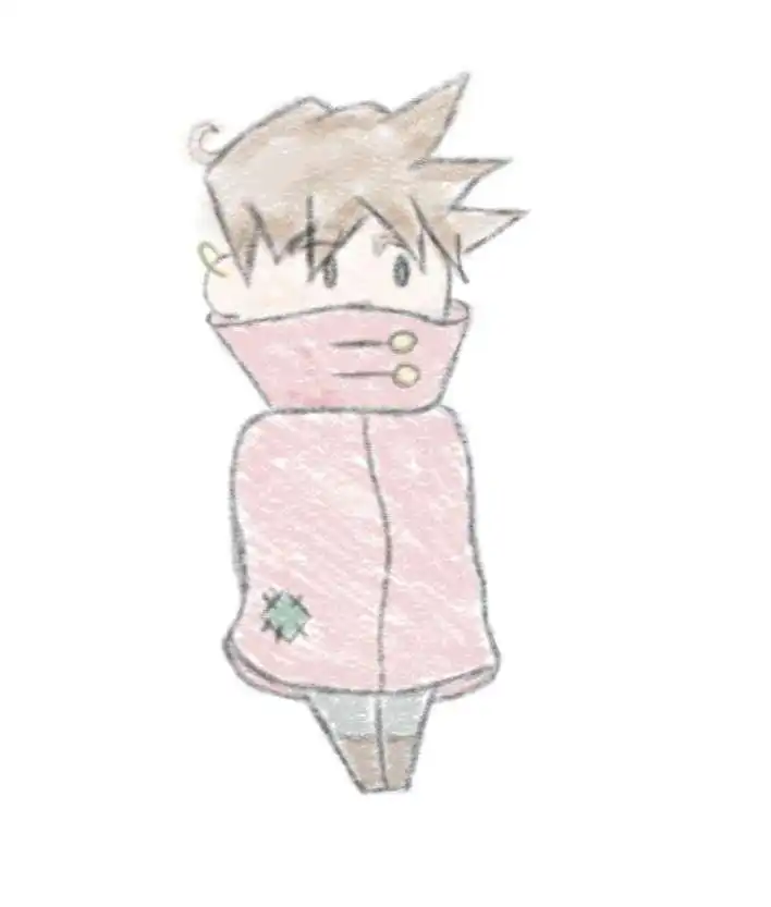 Original sketch of the Thief from Oops! You’re the Hero! by Kit