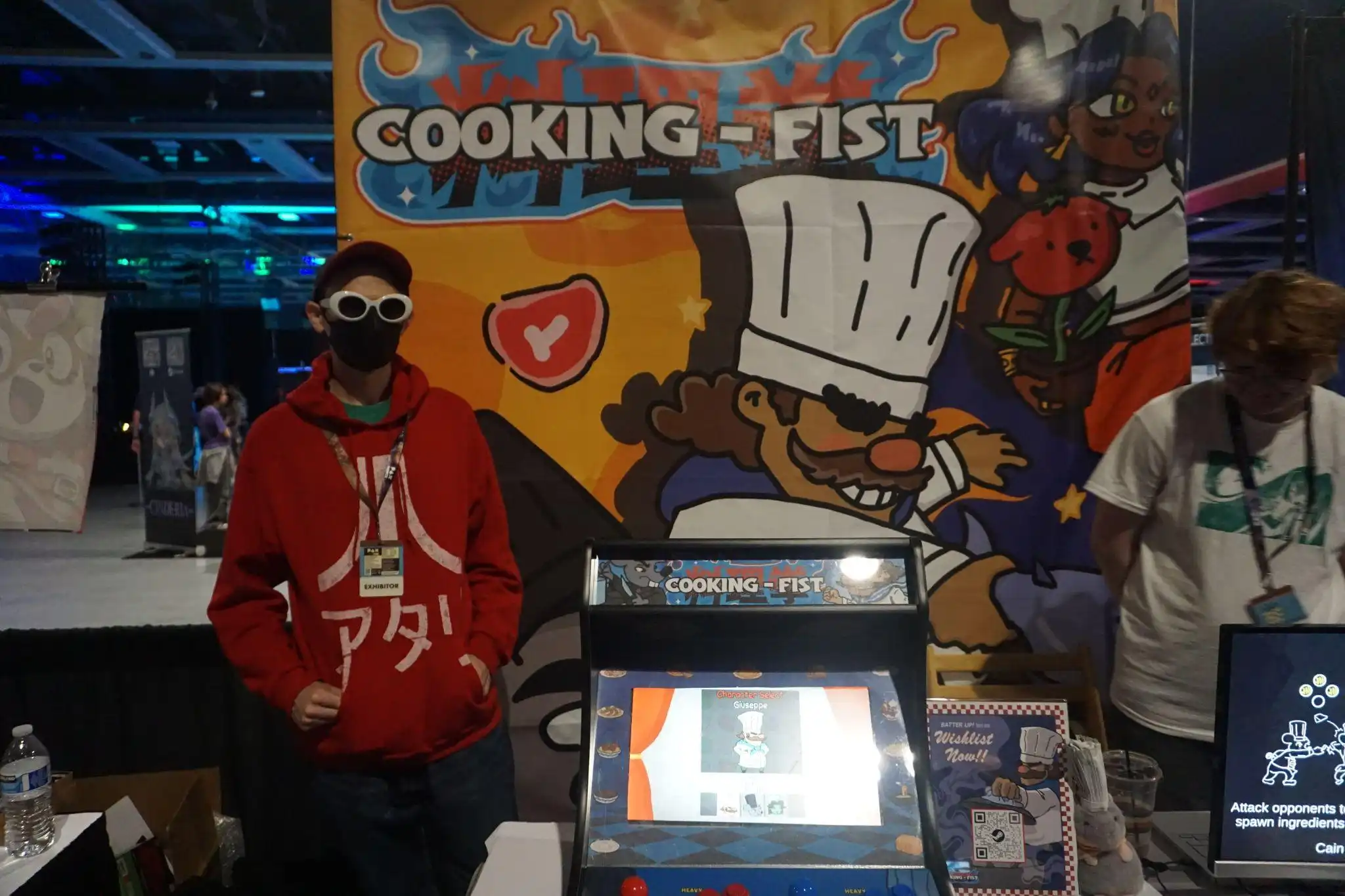Cooking Fist booth and developers at PAX West 2026