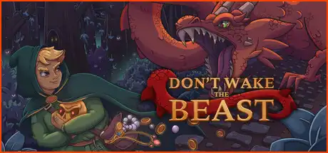 Don’t Wake the Beast Don’t Wake the Beast key art showing a hooded thief hiding beside treasure while a red dragon watches above