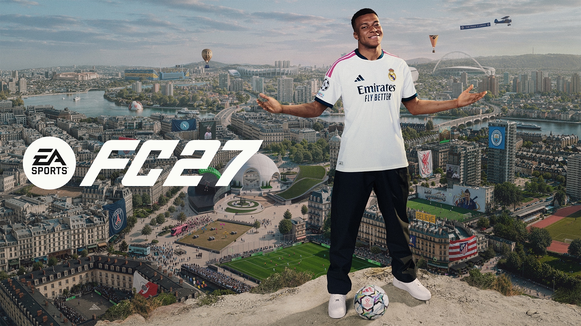 EA Sports FC 27 official key art released for the game’s September 25, 2026 launch.