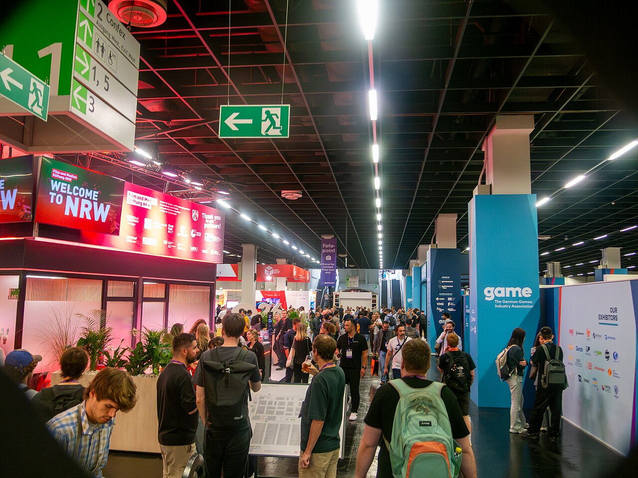 Visitors at gamescom 2026 in Cologne