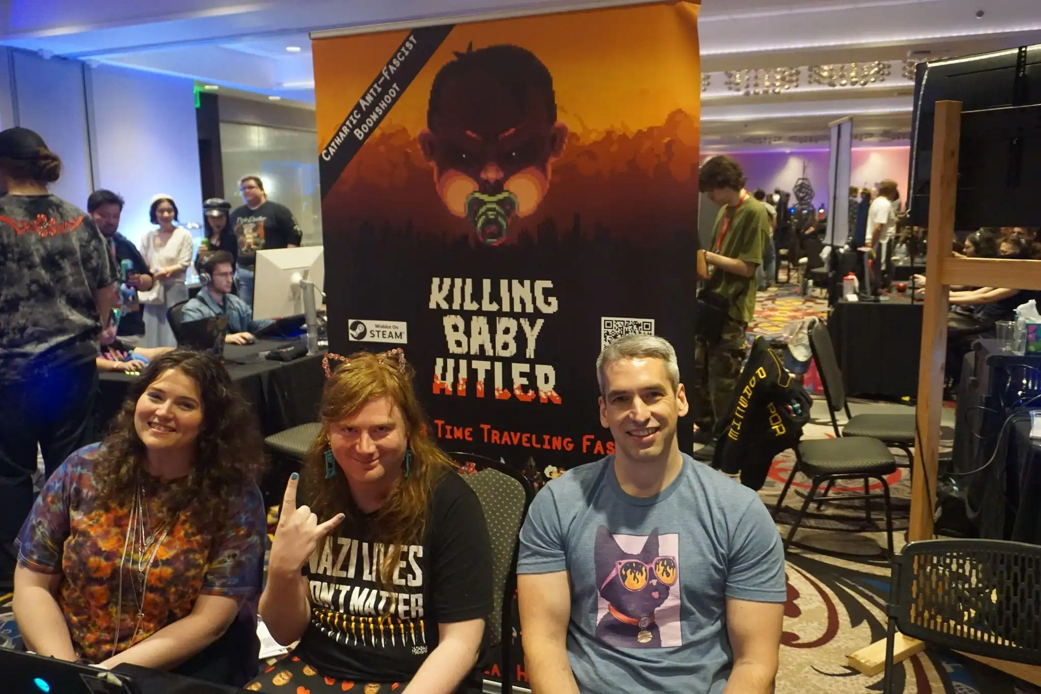 Killing Baby Hitler creators at Seattle Indies Expo 2026