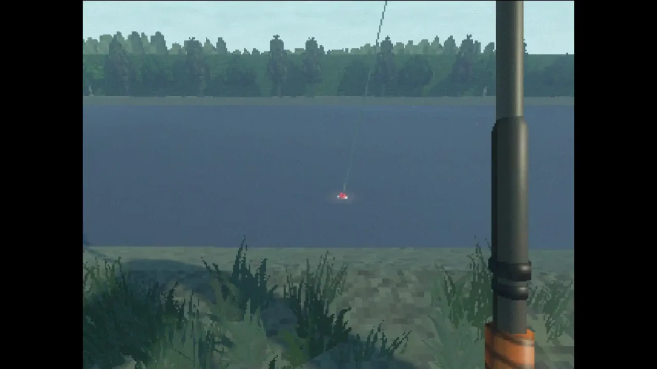 Thanks for the Soup gameplay showing the player fishing beside a lake