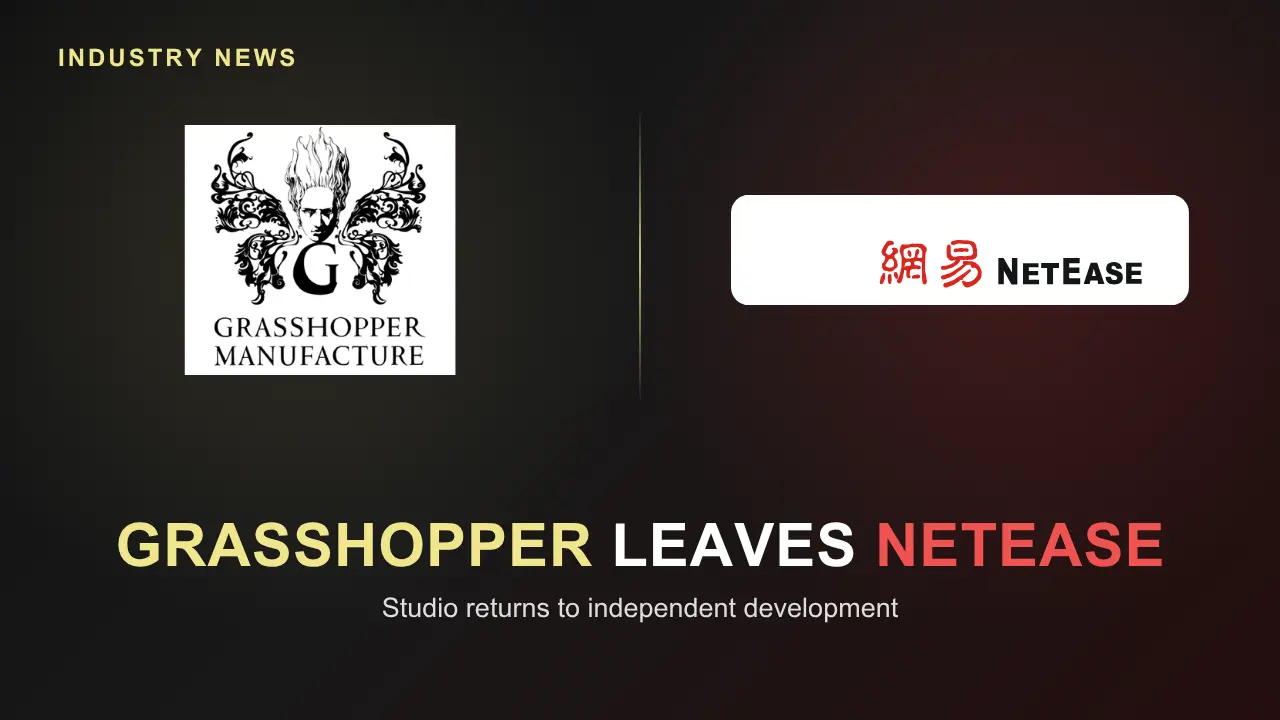 Grasshopper Manufacture leaves NetEase Games and returns to independent development