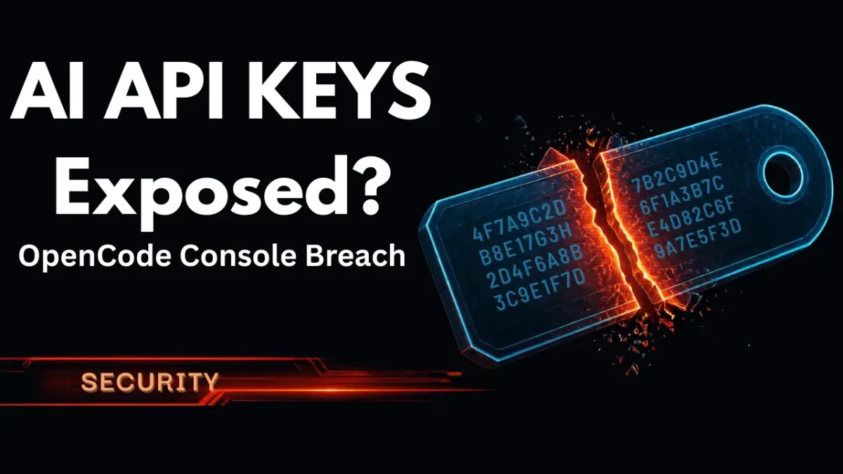 OpenCode Console Breach May Have Exposed OpenAI, Anthropic and Google API Keys