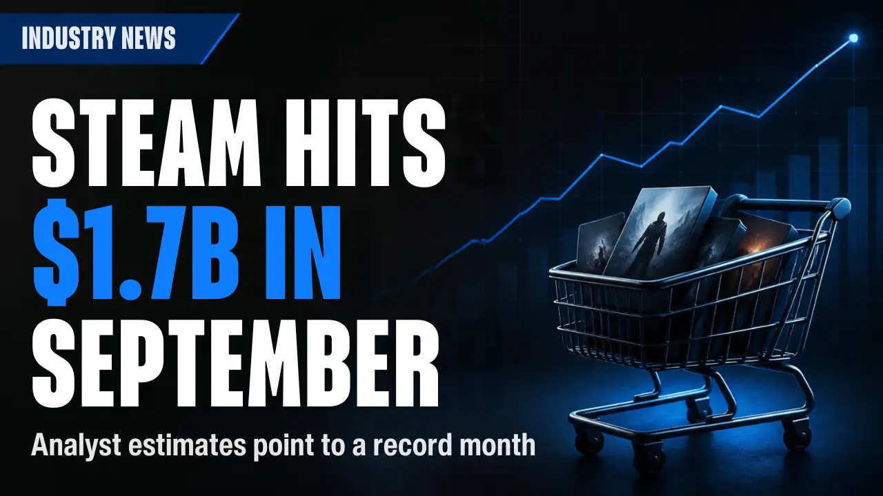 Steam Hits Estimated $1.7 Billion in September 2026