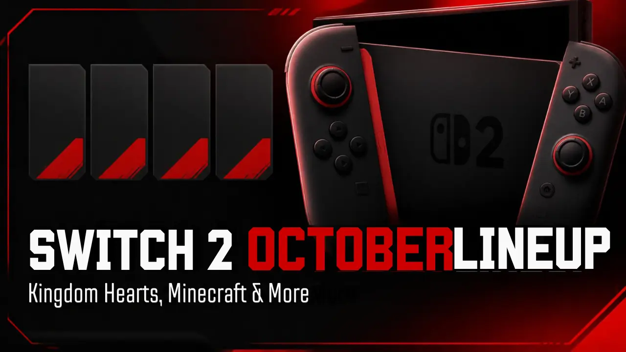 Nintendo Switch 2 October lineup featured image showing the console and October release theme